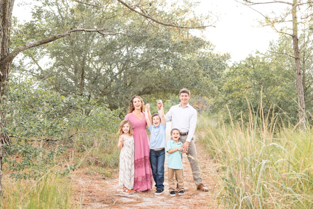 Pleasure House Natural Area featuring a husband and wife kissing