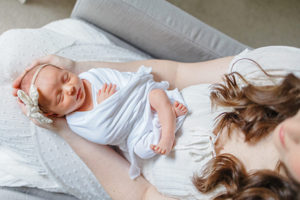 newborn photos at home in virginia beach